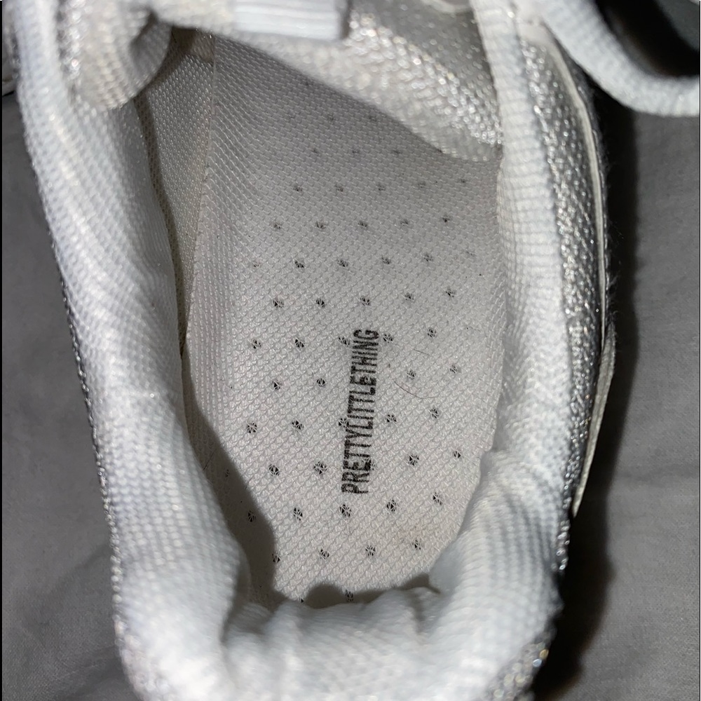 White chunky pretty little thing sneaker